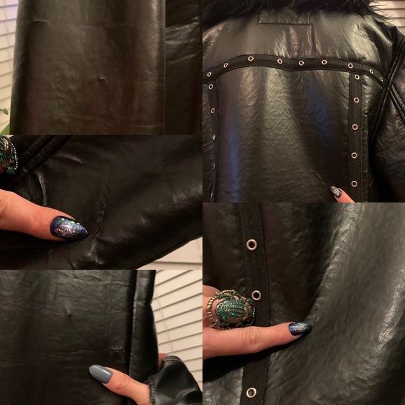 Tripp Nyc Monster Fur Jacket Coat - Picture 16 of 17